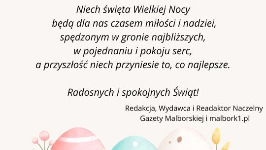 Najserdeczniejsze życzenia z okazji Świąt Wielkanocnych