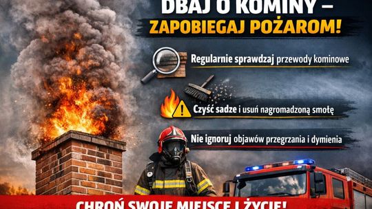 Pożar sadzy w szkolnym kominie. Ewakuowano ponad 120 osób