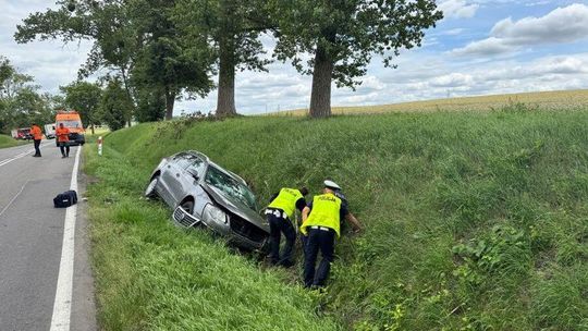 Zderzenie w Sztumskiej Wsi. 47-letnia kierująca trafiła do szpitala