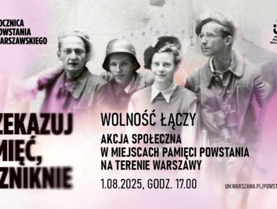 1 sierpnia 2025 r. - Ważny dzień w kalendarzu. Narodowy Dzień Pamięci Powstania Warszawskiego