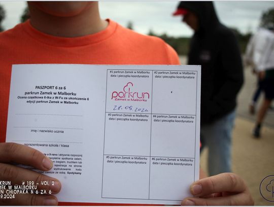 Akcja „6 za 6" z parkrun Zamek w Malborku. Rusza druga edycja