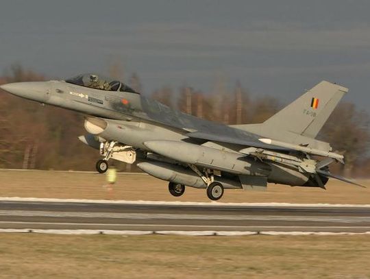 Belgijskie F-16 w Malborku