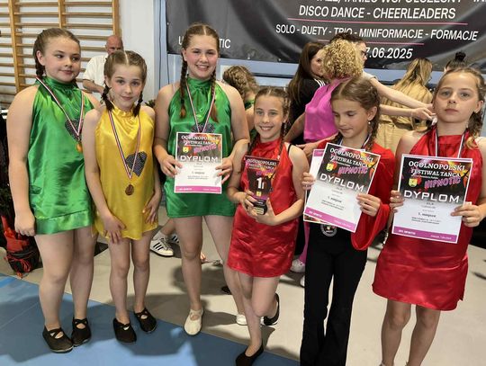 Bursztynki z sukcesami na tanecznym maratonie!