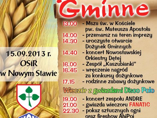 Dożynki w Nowym Stawie