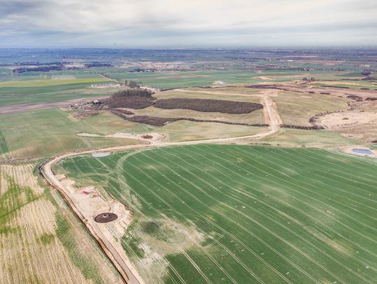 Farma wiatrowa Pomerania na etapie transportu turbin