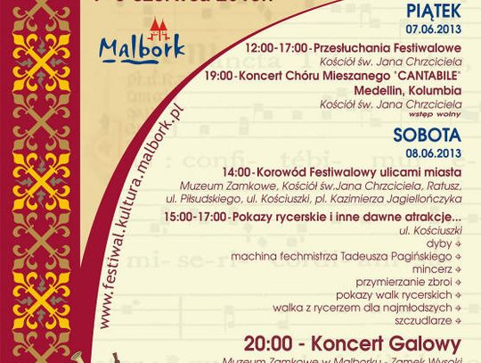 Festiwal kultury dawnej - bezpłatnie ale z &quot;wejściówką&quot;