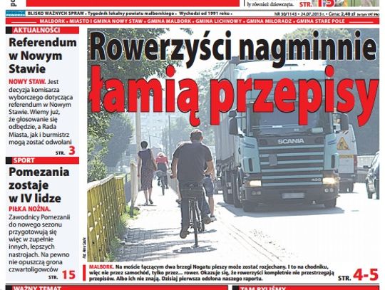 Gazeta Malborska już czeka