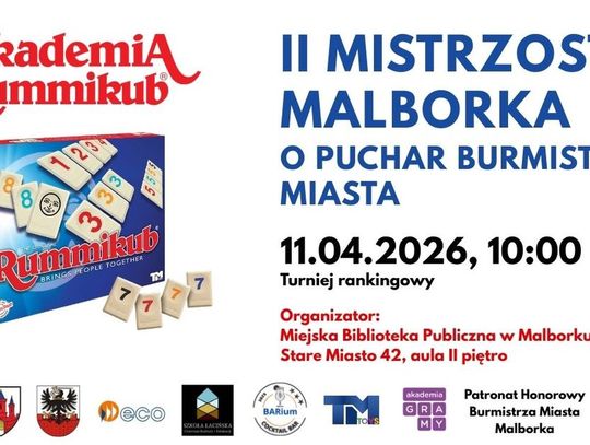 II Mistrzostwa Malborka w Rummikub o puchar Burmistrza Miasta