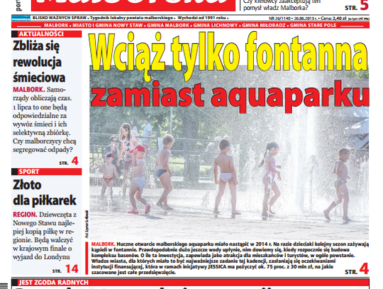 Już w sprzedaży najnowsze wydanie Gazety Malborskiej