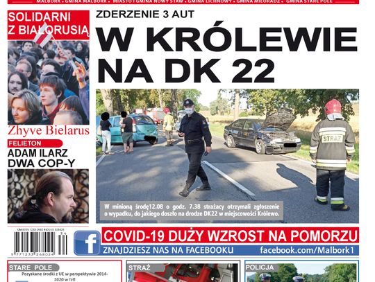 Najświeższe wiadomości z Malborka i okolic!!! Nowy numer Gazety Malborskiej już sprzedaży!!! A w nim…