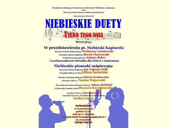 Niebieskie duety z udziałem władz