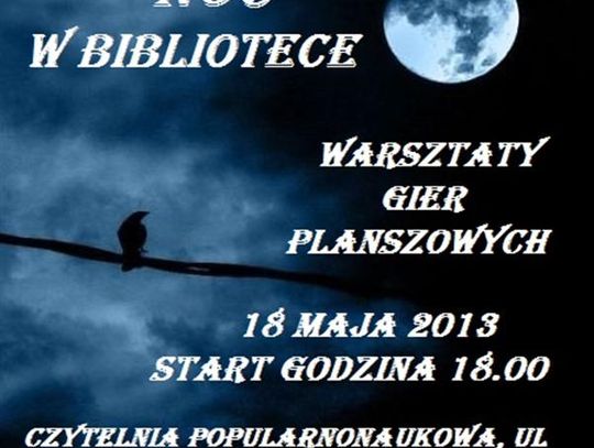 Noc w Bibliotece 18.05