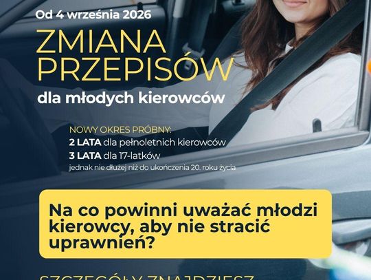 Nowe przepisy dla młodych kierowców. Na co powinni uważać, aby nie stracić uprawnień?