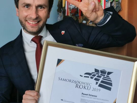 Paweł Dziwosz otrzymał zaszczytny tytuł „Samorządowca Roku 2019”