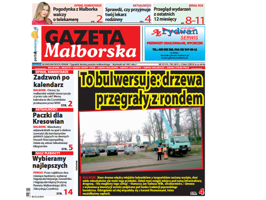 Podsumuj 2014 rok z Gazetą Malborską