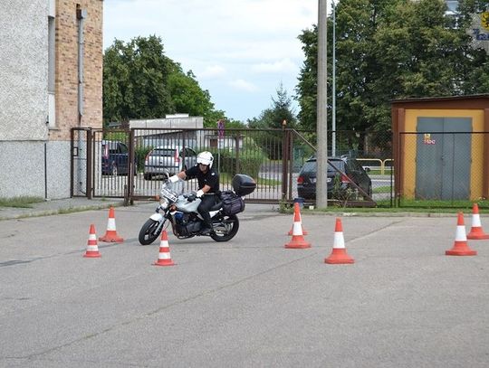 Policjanci doskonalili się na motocyklach