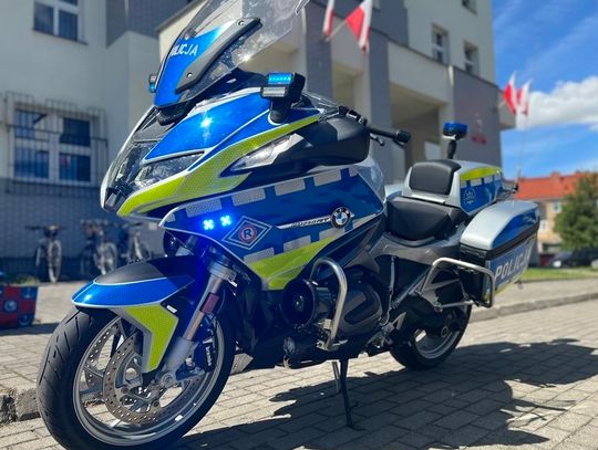 Policjanci z Malborka mają najnowszy model motocykla BMW R 1250 RT