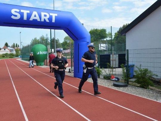 Policjanci ze Sztumu pobiegli dla małej Bianki. Mundurowi wsparli charytatywną akcję