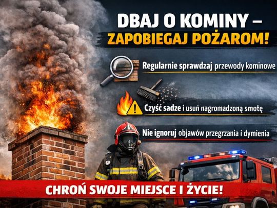 Pożar sadzy w szkolnym kominie. Ewakuowano ponad 120 osób