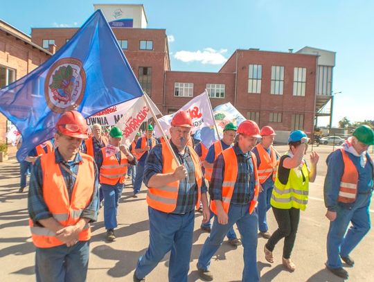 Protest plantatrów i pracowników Polskiego Cukru