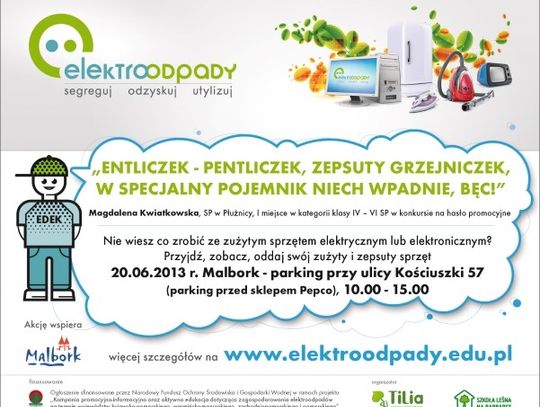 Przyjdź i oddaj elektroodpady