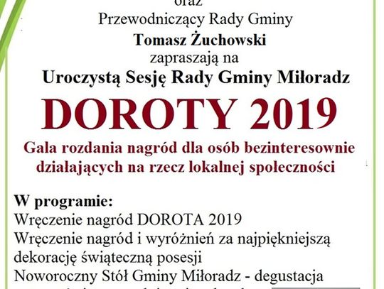 Robert Moskwa na rozdaniu nagród „Doroty 2019”