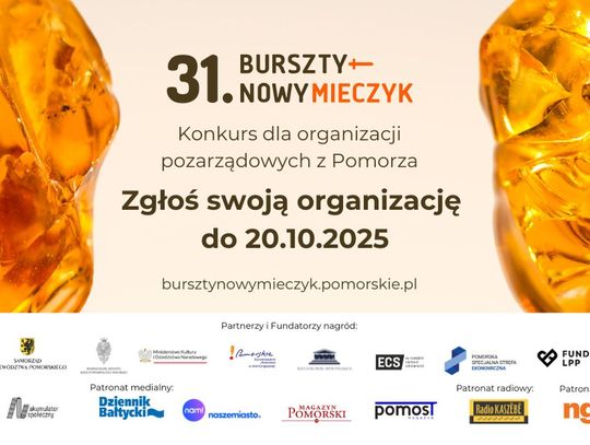 Rusza 31. edycja Konkursu Bursztynowego Mieczyka - poszukiwania „bursztynów” pomorskiego trzeciego sektora