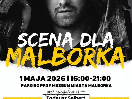 Scena dla Malborka podczas majówki z okazji 740 urodzin miasta