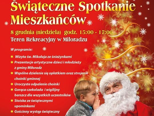 Świąteczne spotkanie mieszkańców w Miłoradzu