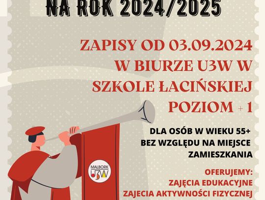 Uniwersytet Trzeciego Wieku. Zapisy na kolejny rok akademicki