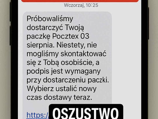 Uwaga na fałszywe SMS-y! Podszywają się pod Pocztę i kradną dane oraz pieniądze