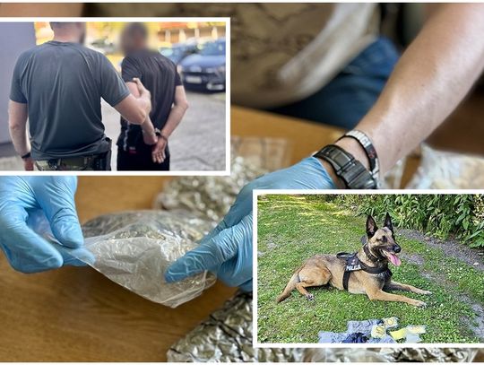 [WIDEO] Łącznie z m.in. klefedronu, amfetaminy i MDMA można byłoby „zrobić” ok. 7 tys. porcji narkotyków