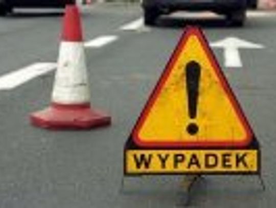 Wypadek z udziałem motorowerzysty