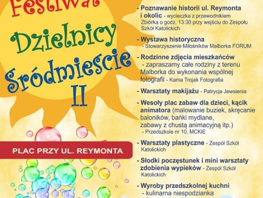 Zaproszenie na festyn przy ul. Reymonta