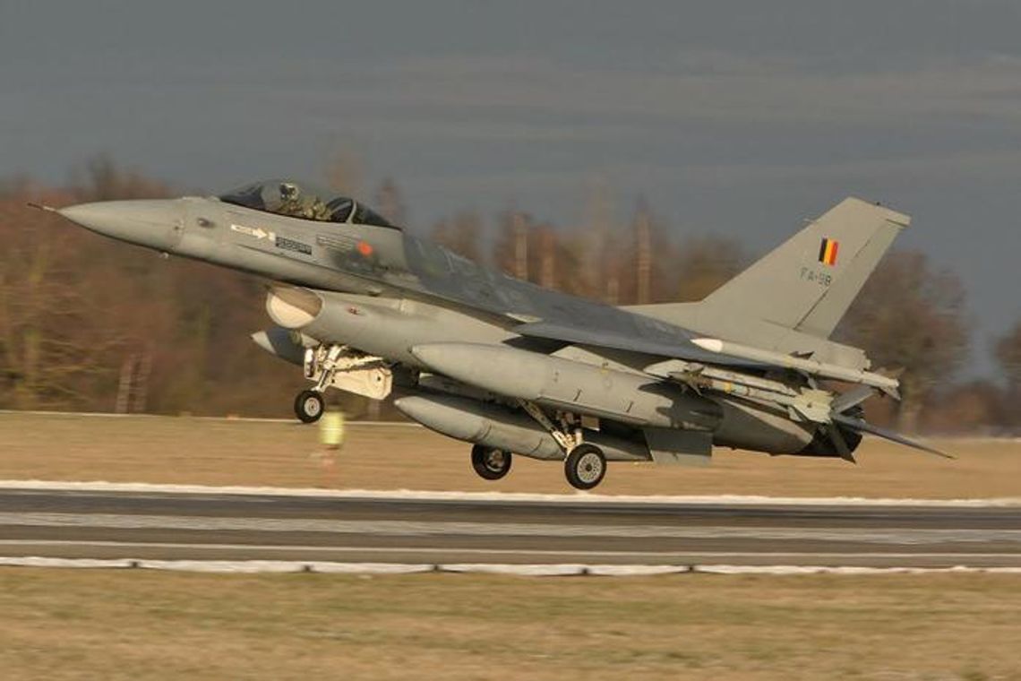 Belgijskie F-16 w Malborku