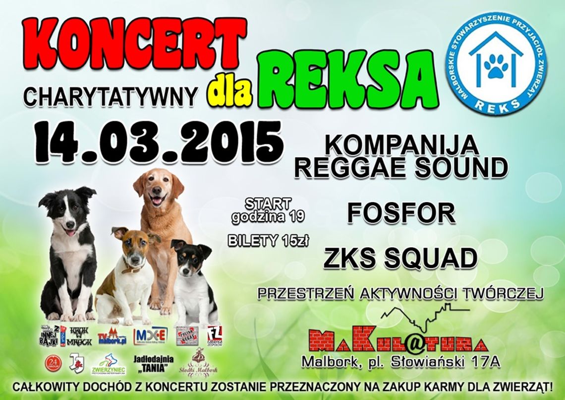 Charytatywny koncert dla Reksa