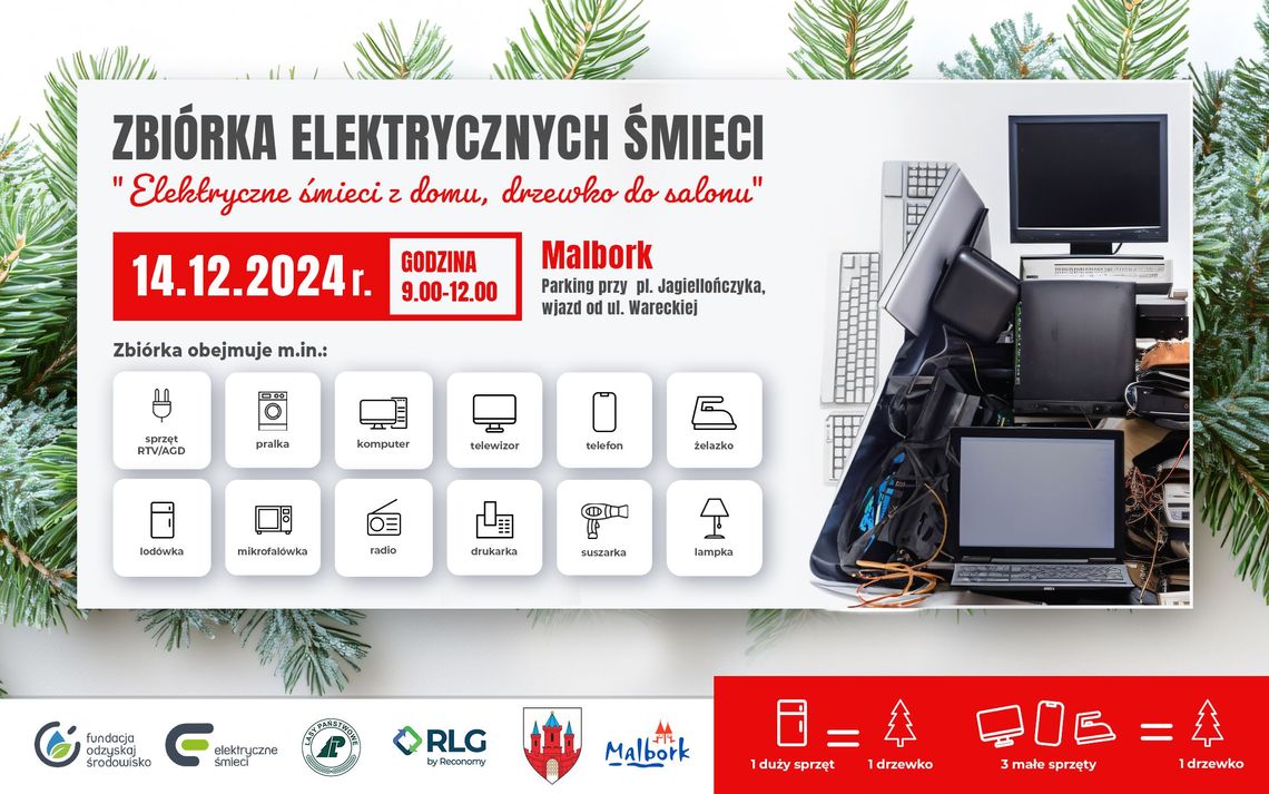 Choinka za elektrośmieci!