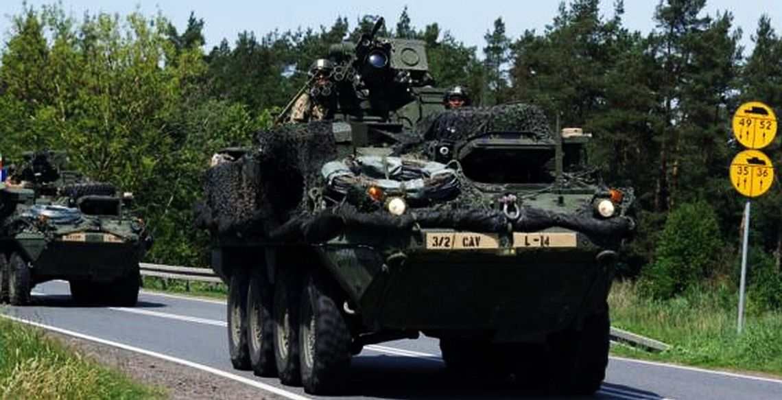 Ciężki sprzęt wojsk NATO na drogach Pomorza. Ruchy kolumn wojskowych (STEADFAST DEFENDER 24 i DRAGON 24)