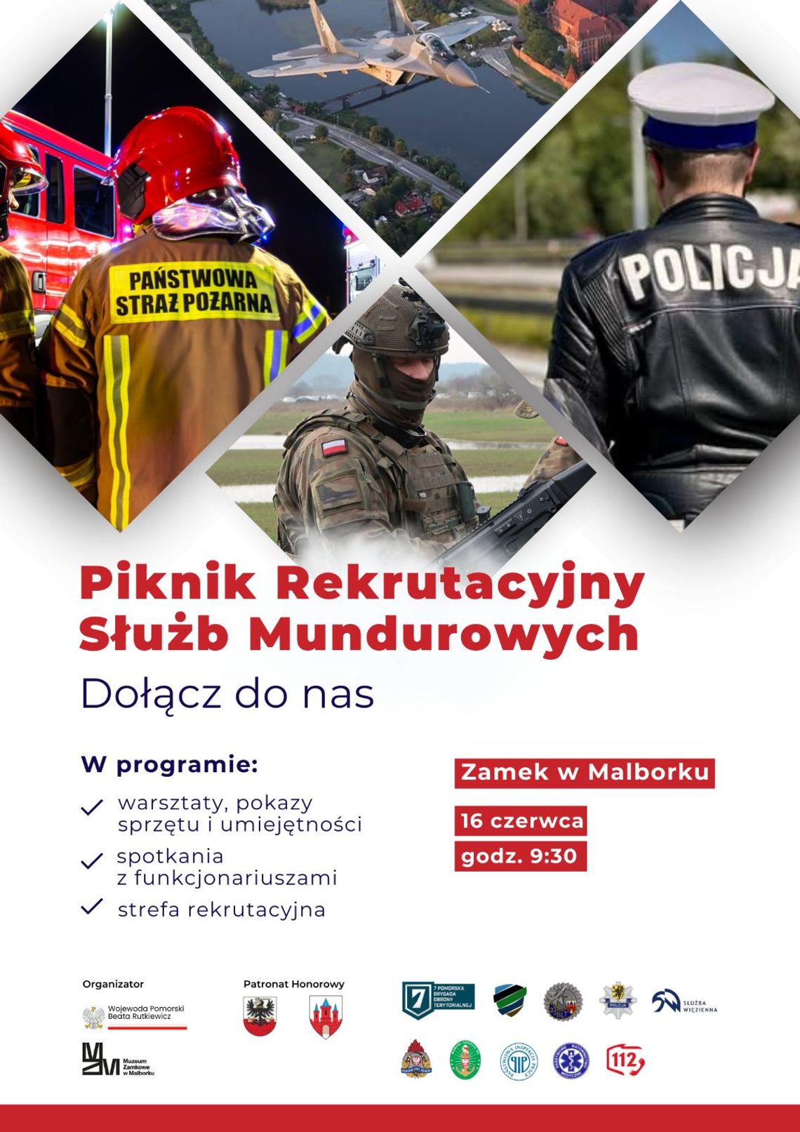 Ćwiczenia i Piknik Rekrutacyjny Służb Mundurowych w Malborku – już 16 czerwca!