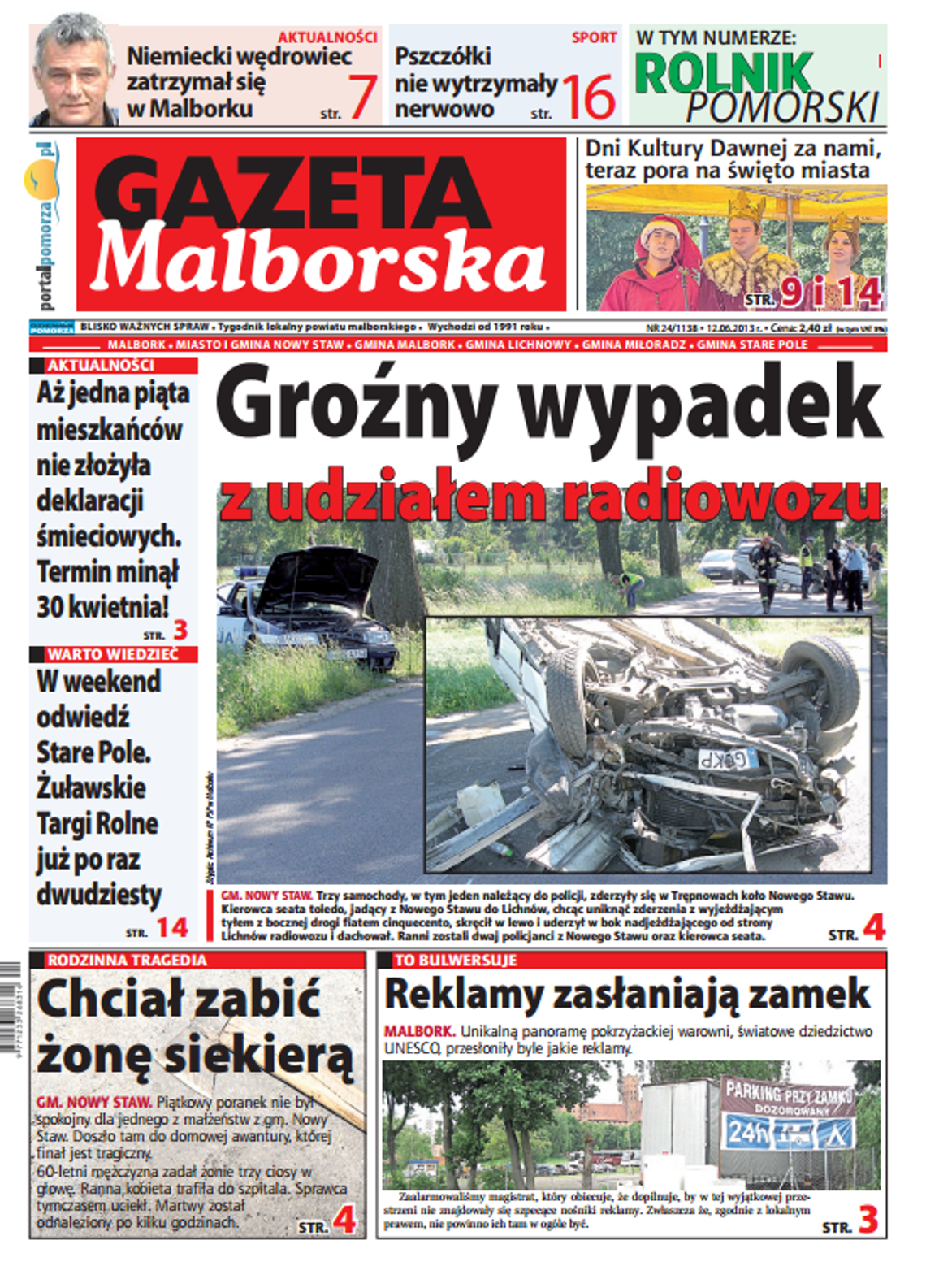 Gazeta Malborska już do nabycia.