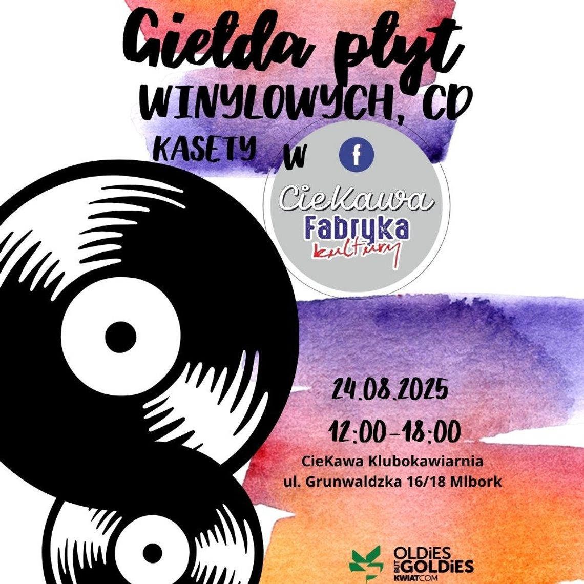 Giełda płyt winylowych, CD oraz kaset w CieKawej KluboKawiarni