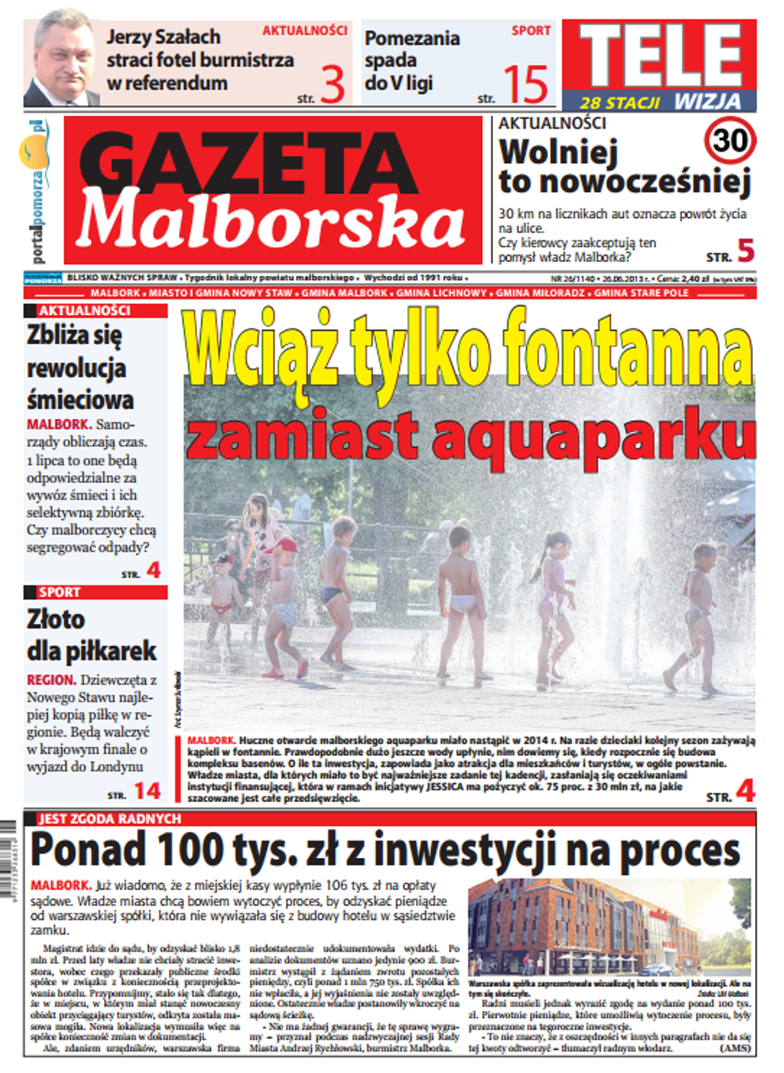 Już w sprzedaży najnowsze wydanie Gazety Malborskiej