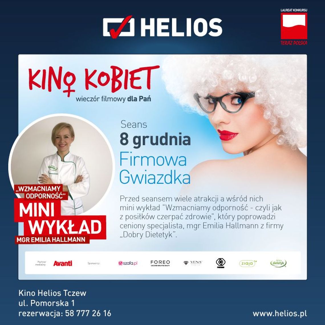 Kino Kobiet w Kinie Helios w Tczewie