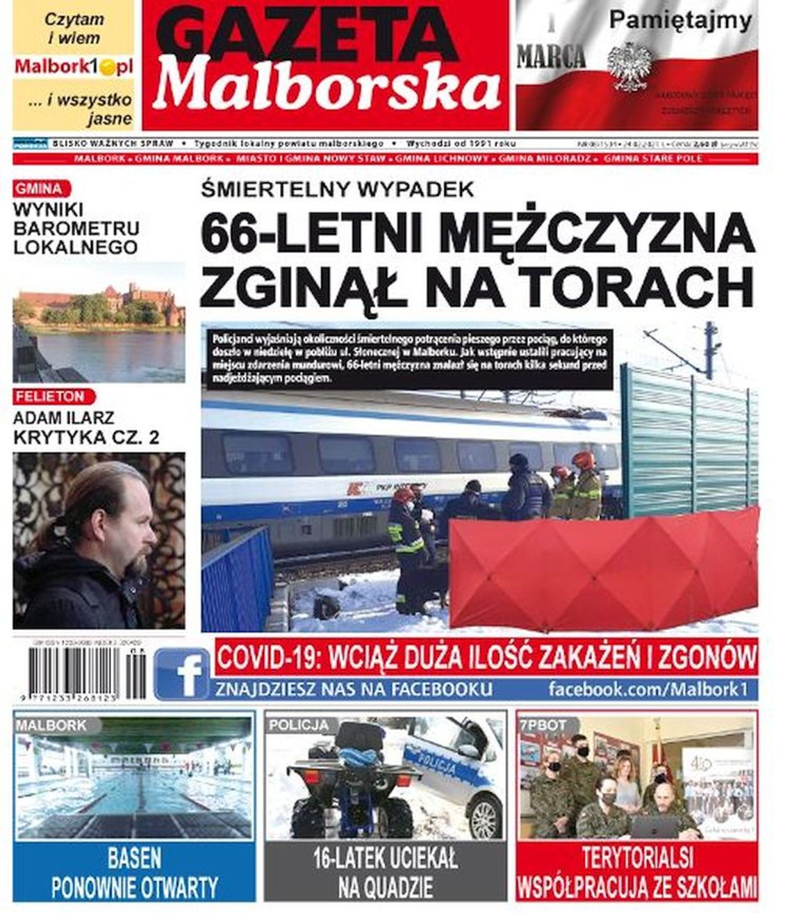 Kolejny numer Gazety Malborskiej już w sprzedaży. Najnowsze wiadomości z Malborka i okolic naszego powiatu już w Twoim kiosku. O czym piszemy w tym numerze?