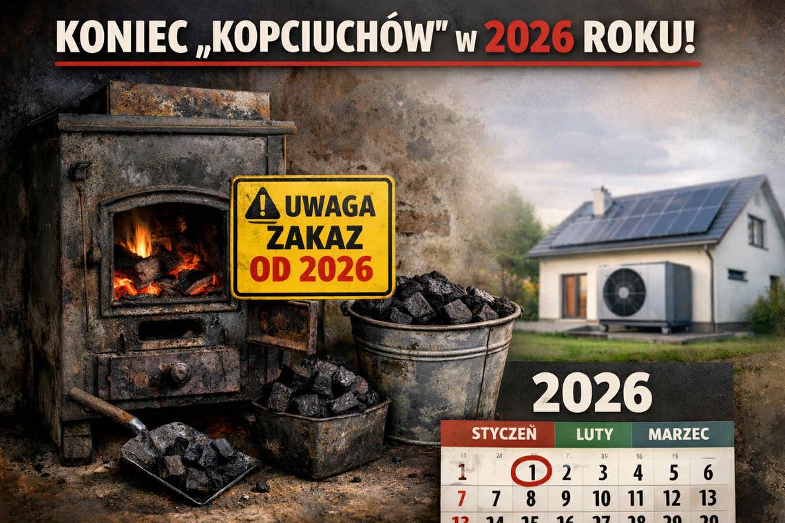 Koniec z „kopciuchami”. Od 2026 roku nowe zasady dla kominków i pieców w Polsce