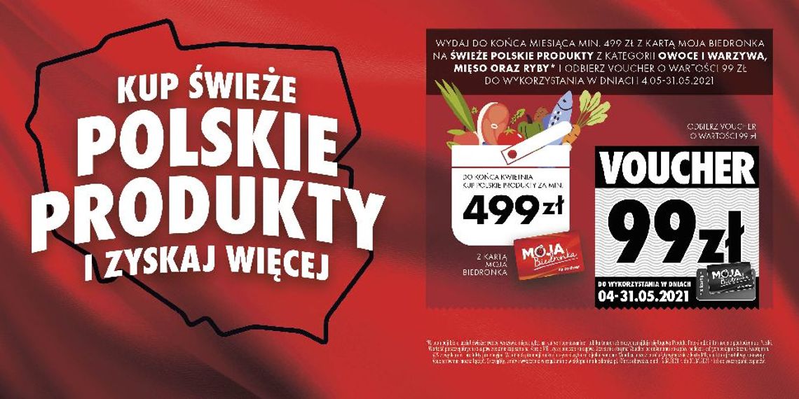 Kwiecień miesiącem polskich produktów świeżych w Biedronce