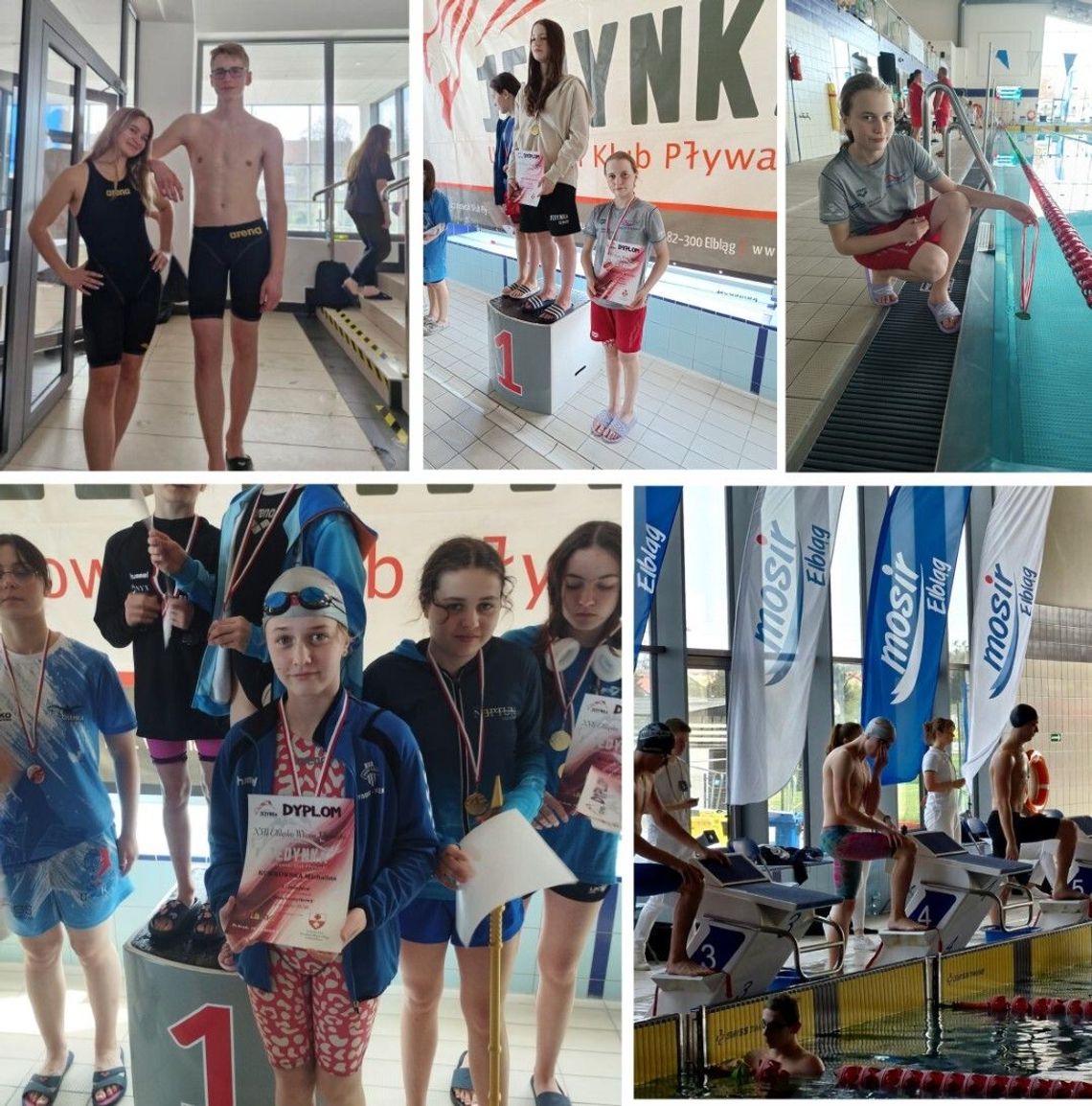 Medale zawodników MAL WOPR na Elbląskiej Wiośnie Pływackiej