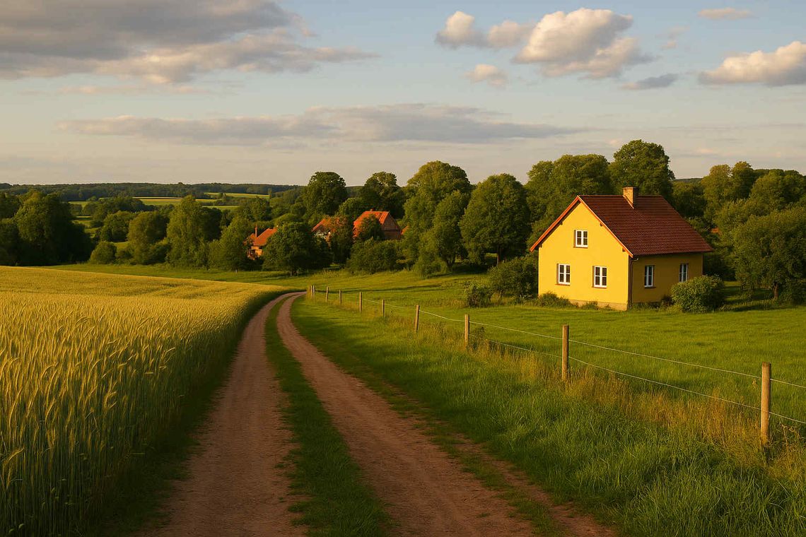 Miasto męczy. Wieś daje spokój