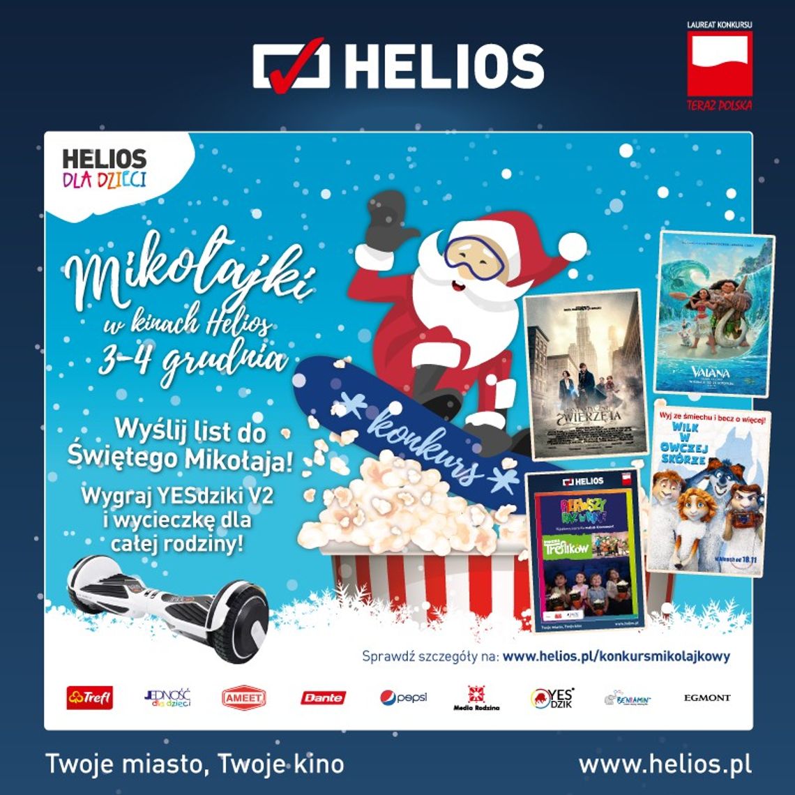 Mikołajki w Kinie Helios już w najbliższy weekend