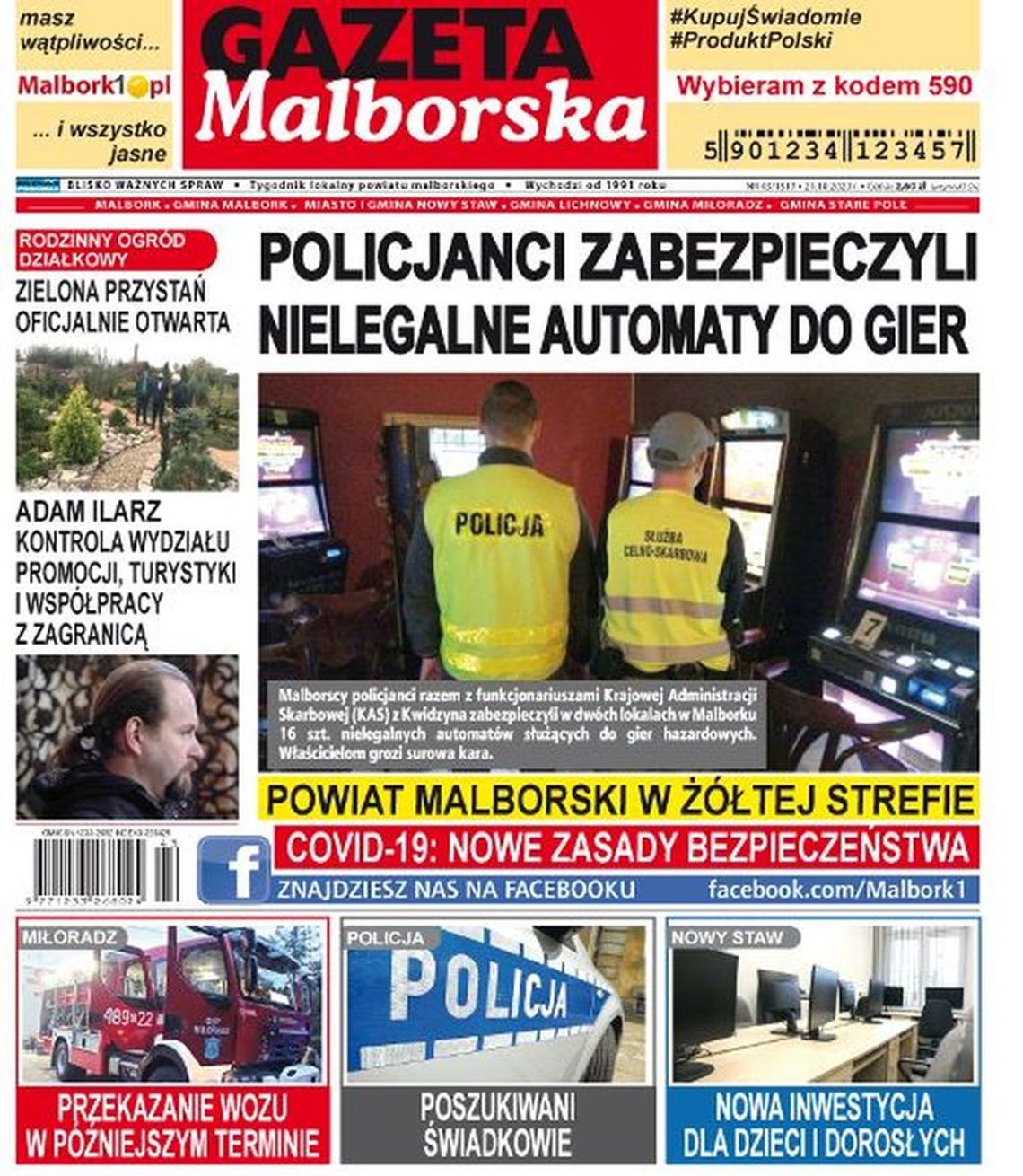 Najnowszy numer Gazety Malborskiej już w sprzedaży. Najświeższe wiadomości z Malborka i gmin naszego powiatu już w Twoim kiosku. Co w środku?